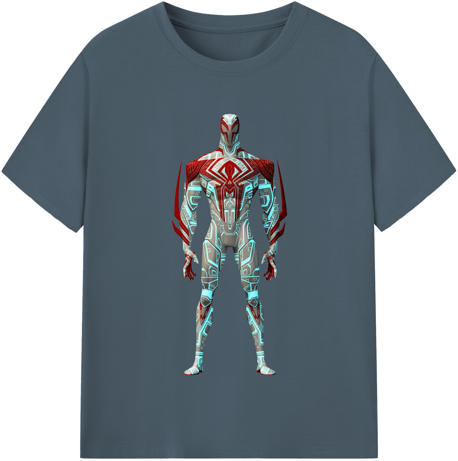 （画像用） Spider Man スパイダーマン 綿100％半袖Tシャツ（フロントプリント）